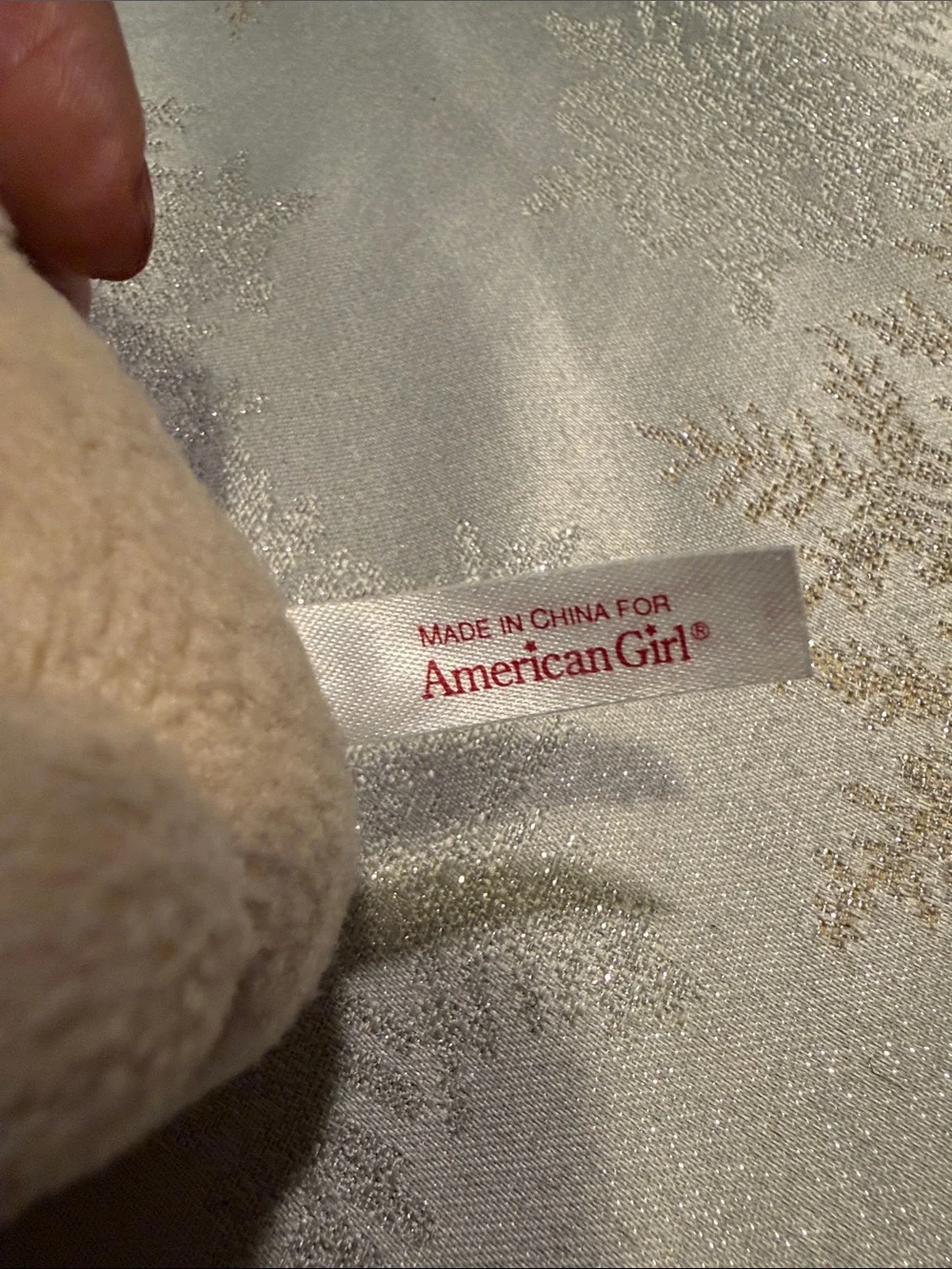 American Girl Beige Bear and Light Yellow Puppy Plush Duo
